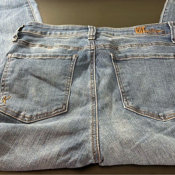 KUT From The Cloth Women's Jeans Denim CARLO Ankle Skinny Blue Size 8 - Picture 3 of 8